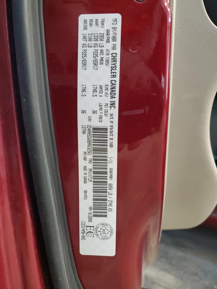 2011 Dodge Grand Caravan Crew VIN: 2D4RN5DG8BR632561 Lot: 86258735