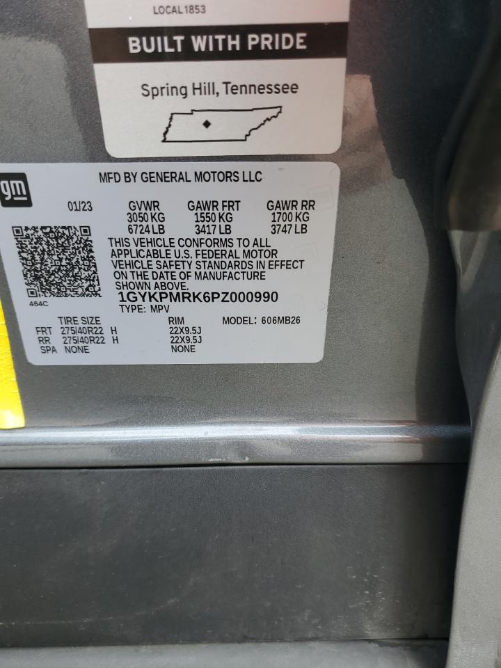 2023 Cadillac Lyriq Luxury VIN: 1GYKPMRK6PZ000990 Lot: 82198365