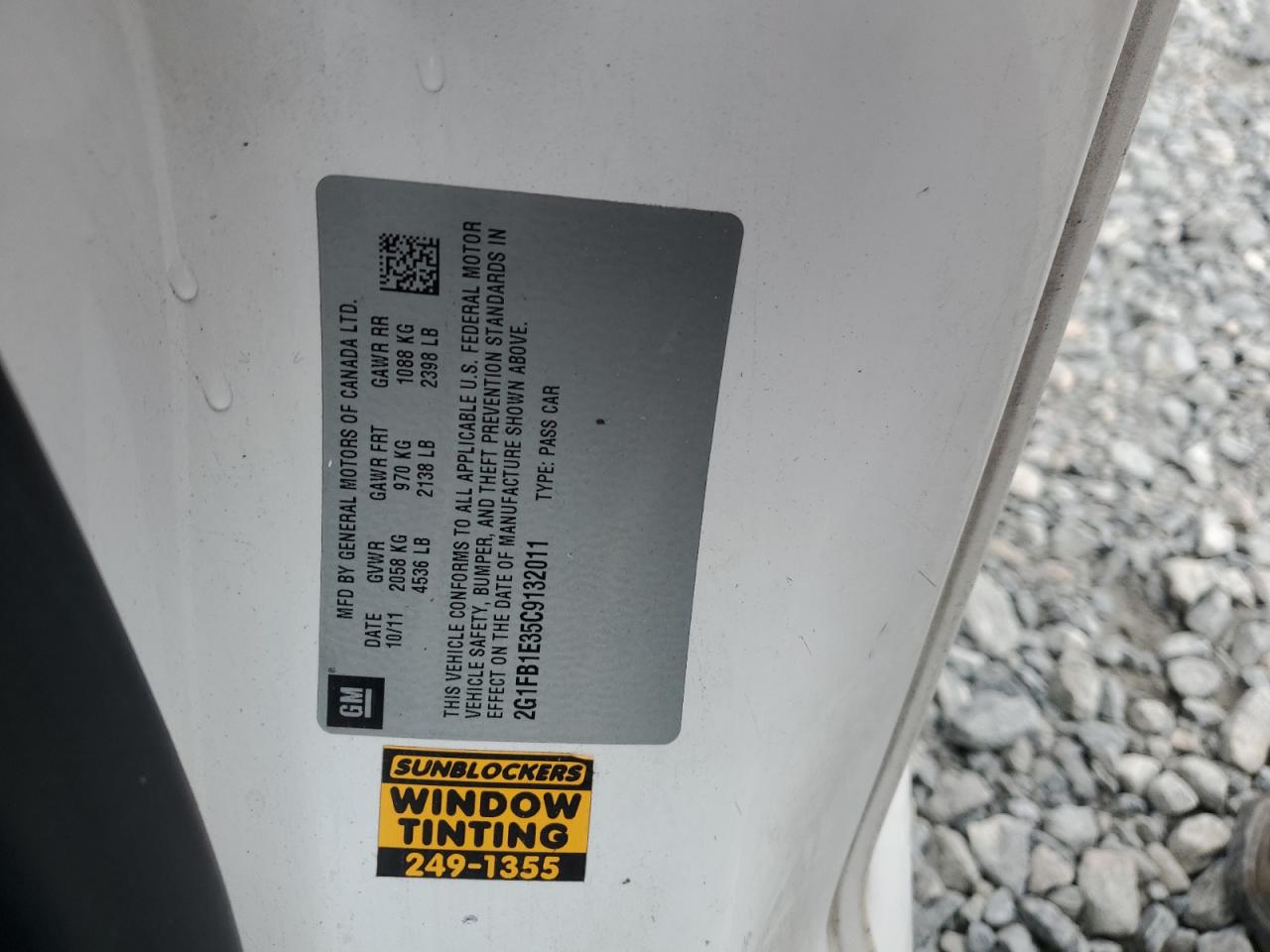 2012 Chevrolet Camaro Lt VIN: 2G1FB1E35C9132011 Lot: 90420335