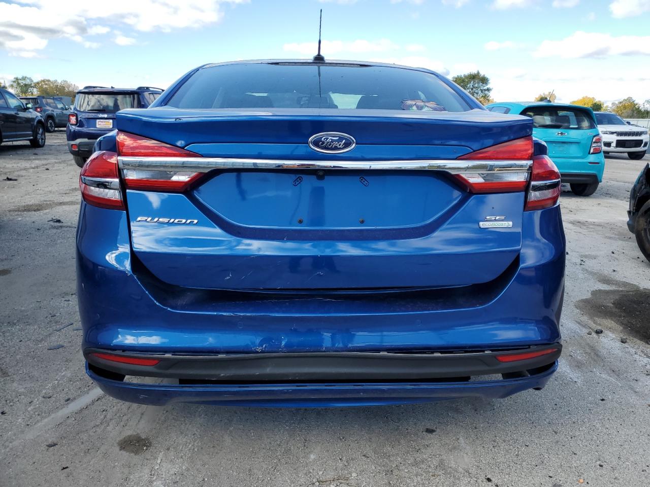 2018 Ford Fusion Se VIN: 3FA6P0HD0JR203006 Lot: 90256035