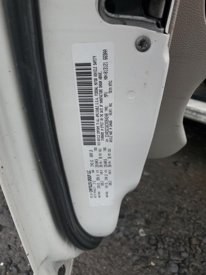 2012 Dodge Grand Caravan Sxt VIN: 2C4RDGCG6CR264248 Lot: 85174475