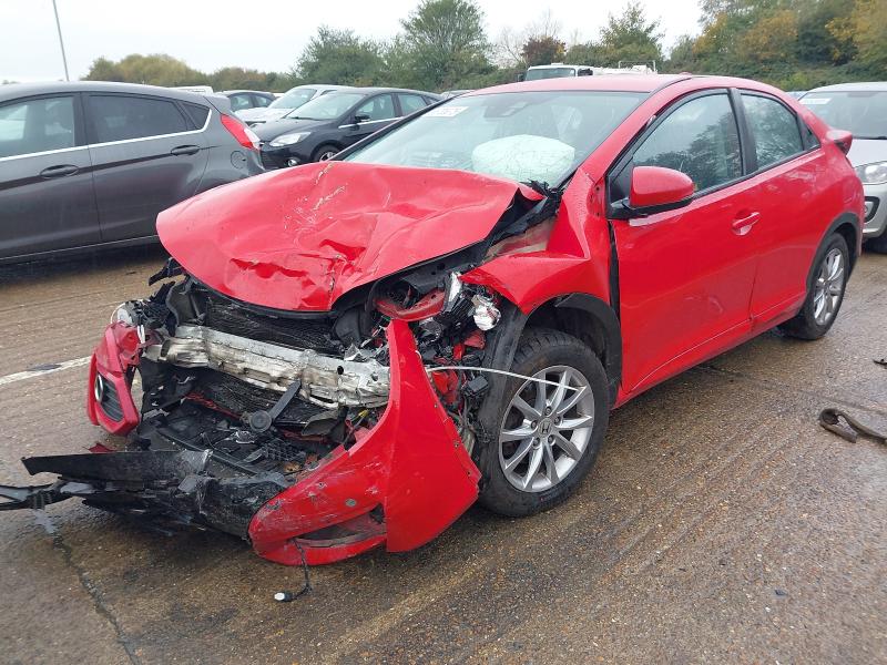 2015 HONDA CIVIC 1.6 I-DTEC SE PLUS 5DR for sale at Copart SANDWICH