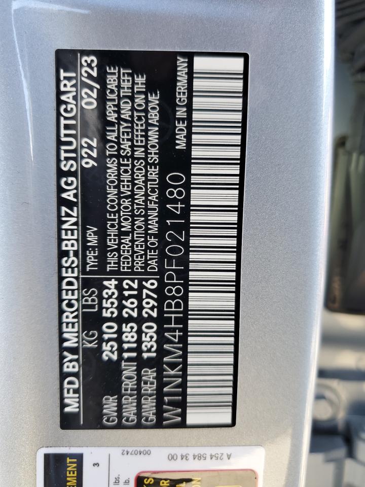 2023 Mercedes-Benz Glc 300 4Matic VIN: W1NKM4HB8PF021480 Lot: 87082645