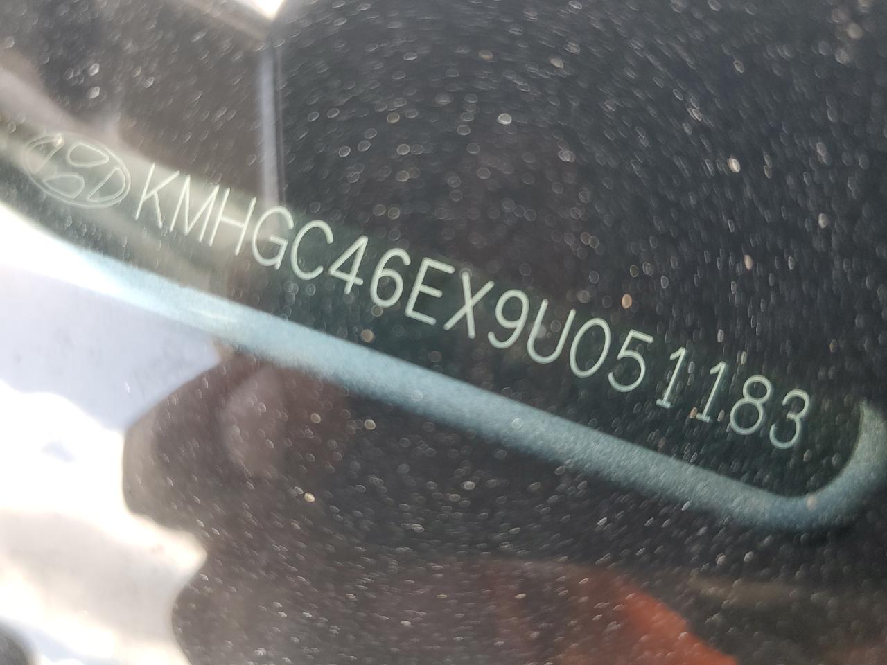 2009 Hyundai Genesis 3.8L VIN: KMHGC46EX9U051183 Lot: 85420675