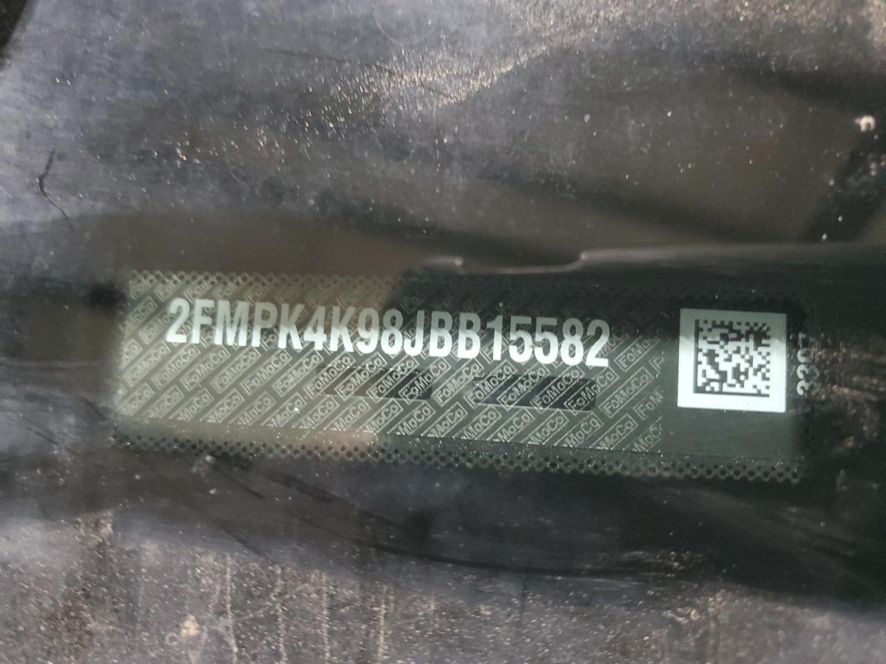 2018 Ford Edge Titanium VIN: 2FMPK4K98JBB15582 Lot: 94338405