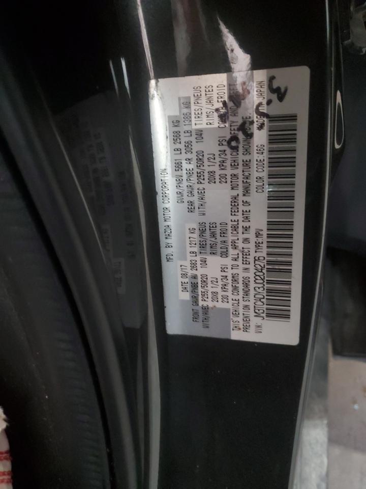 2018 Mazda Cx-9 Grand Touring VIN: JM3TCADY3J0204276 Lot: 82641875