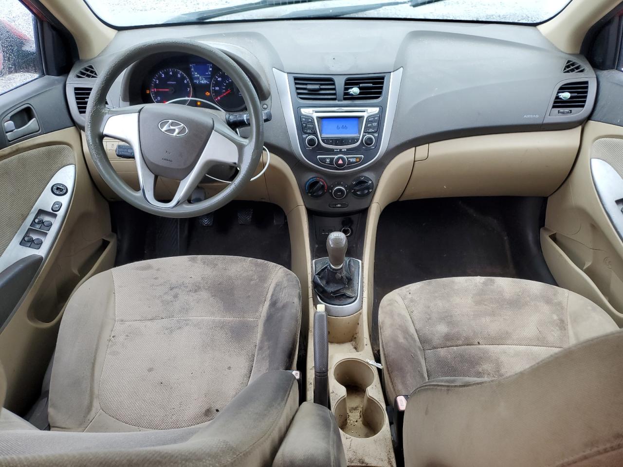 2012 Hyundai Accent Gls VIN: KMHCT4AE2CU207049 Lot: 85844765