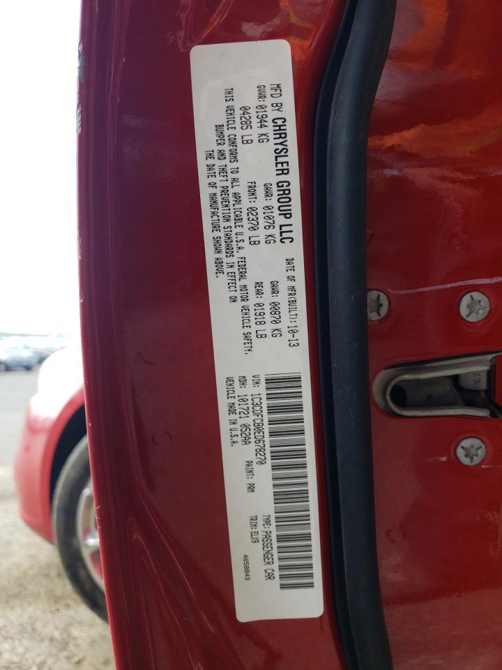 2014 Dodge Dart Limited VIN: 1C3CDFCB0ED678270 Lot: 85740735