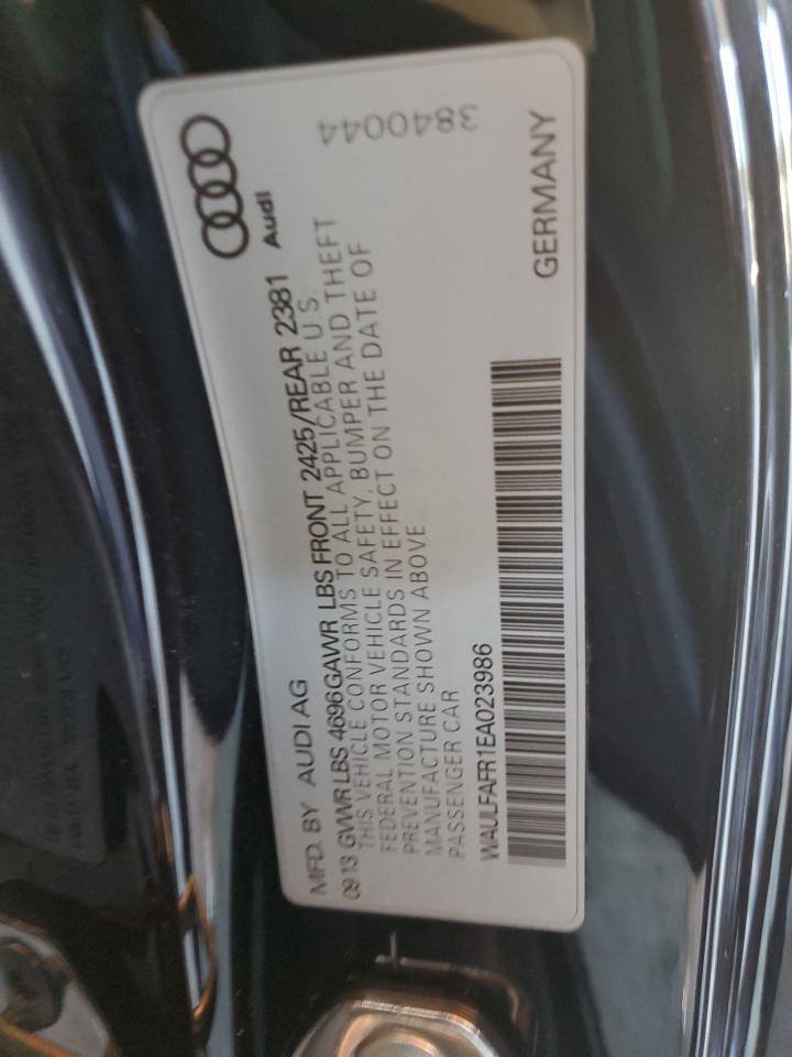 2014 Audi A5 Premium Plus VIN: WAULFAFR1EA023986 Lot: 82543895