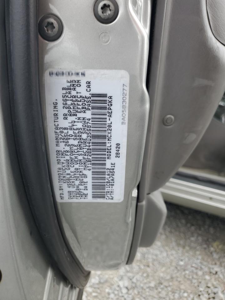 2004 Toyota Avalon Xl VIN: 4T1BF28B44U356874 Lot: 85256645