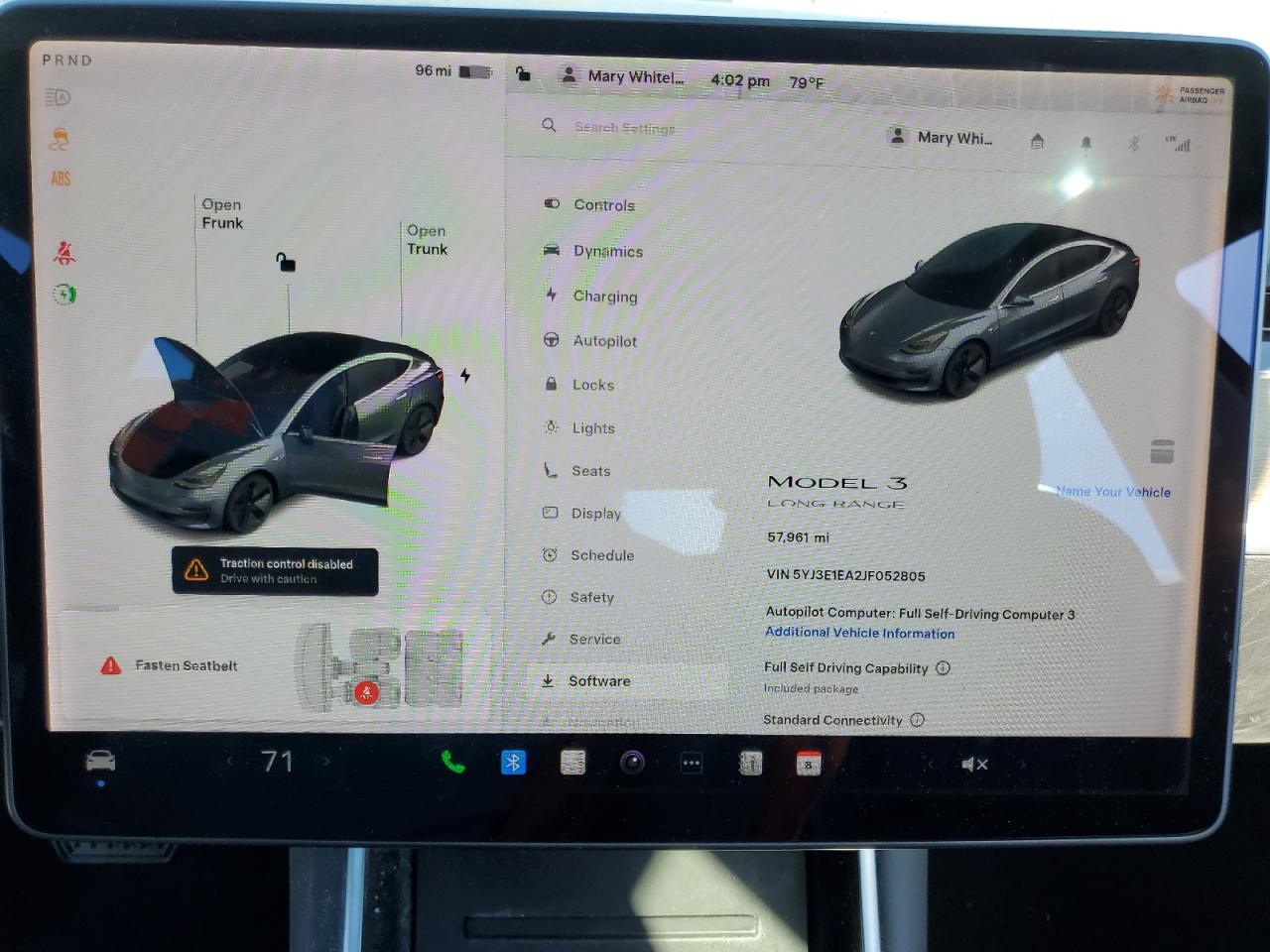 2018 Tesla Model 3 VIN: 5YJ3E1EA2JF052805 Lot: 85682655