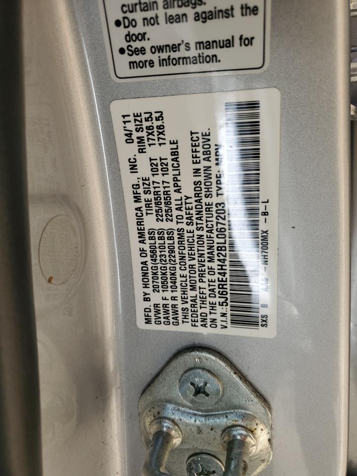 2011 Honda Cr-V Se VIN: 5J6RE4H42BL067203 Lot: 82679165