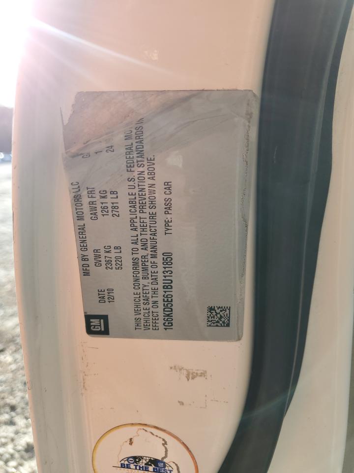 2011 Cadillac Dts Luxury Collection VIN: 1G6KD5E61BU131850 Lot: 82651675