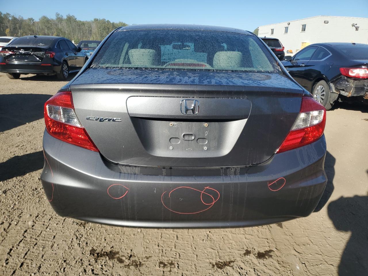 2012 Honda Civic Lx VIN: 2HGFB2F47CH047277 Lot: 85325085