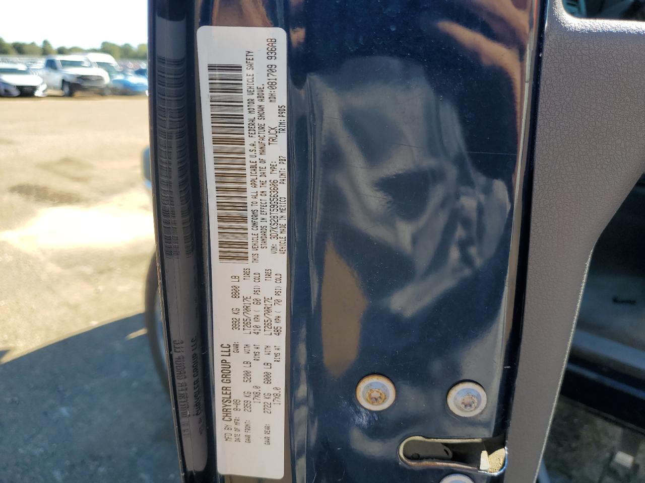 2009 Dodge Ram 2500 VIN: 3D7KS28T59G563606 Lot: 87277195