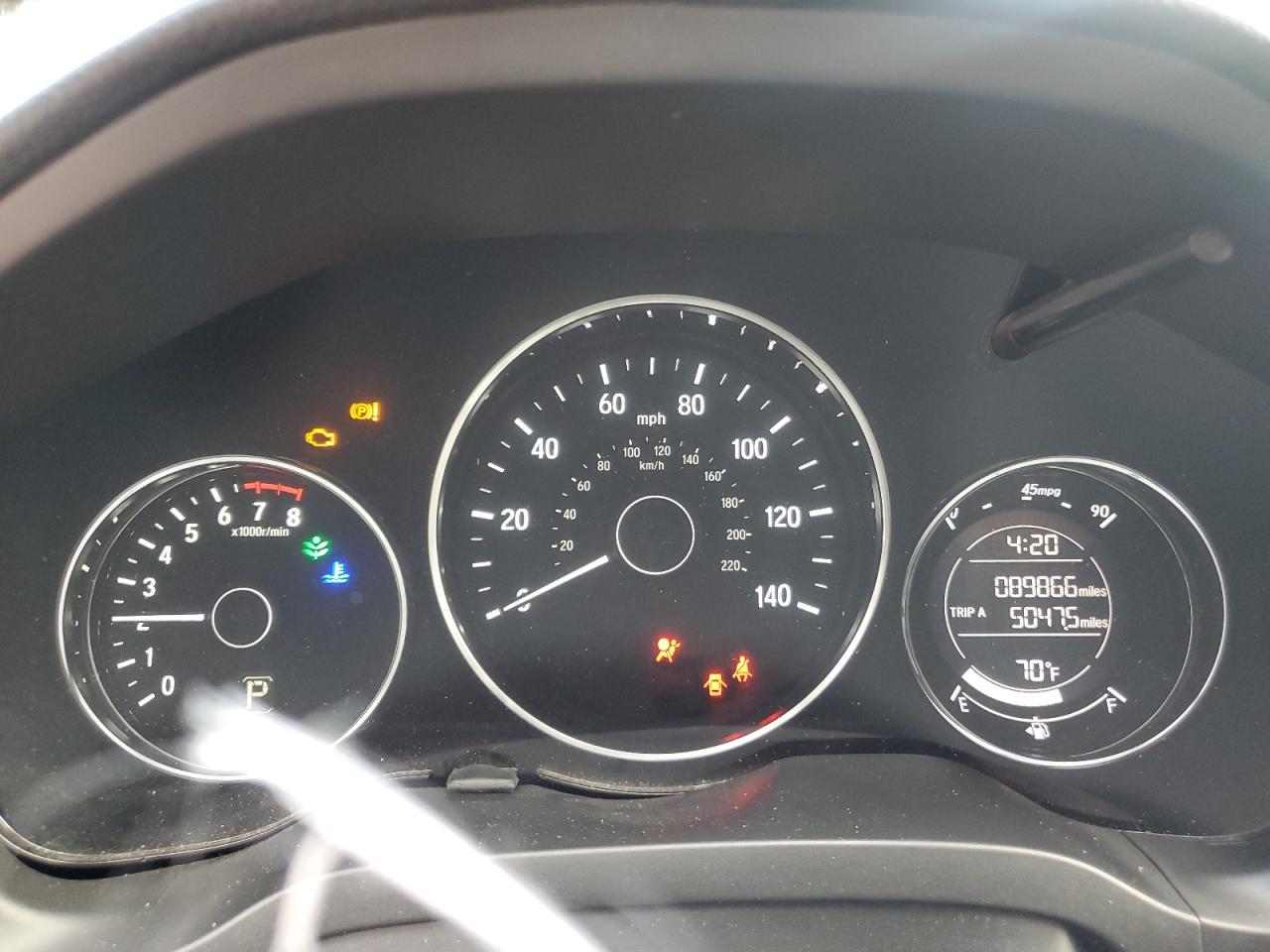 2016 Honda Hr-V Lx VIN: 3CZRU5H3XGM724450 Lot: 86615535