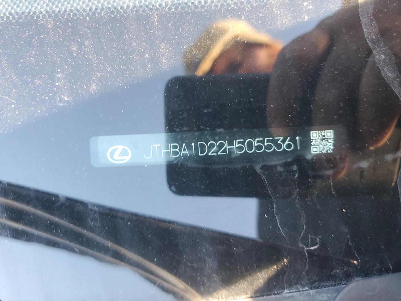 2017 Lexus Is 200T VIN: JTHBA1D22H5055361 Lot: 86992305