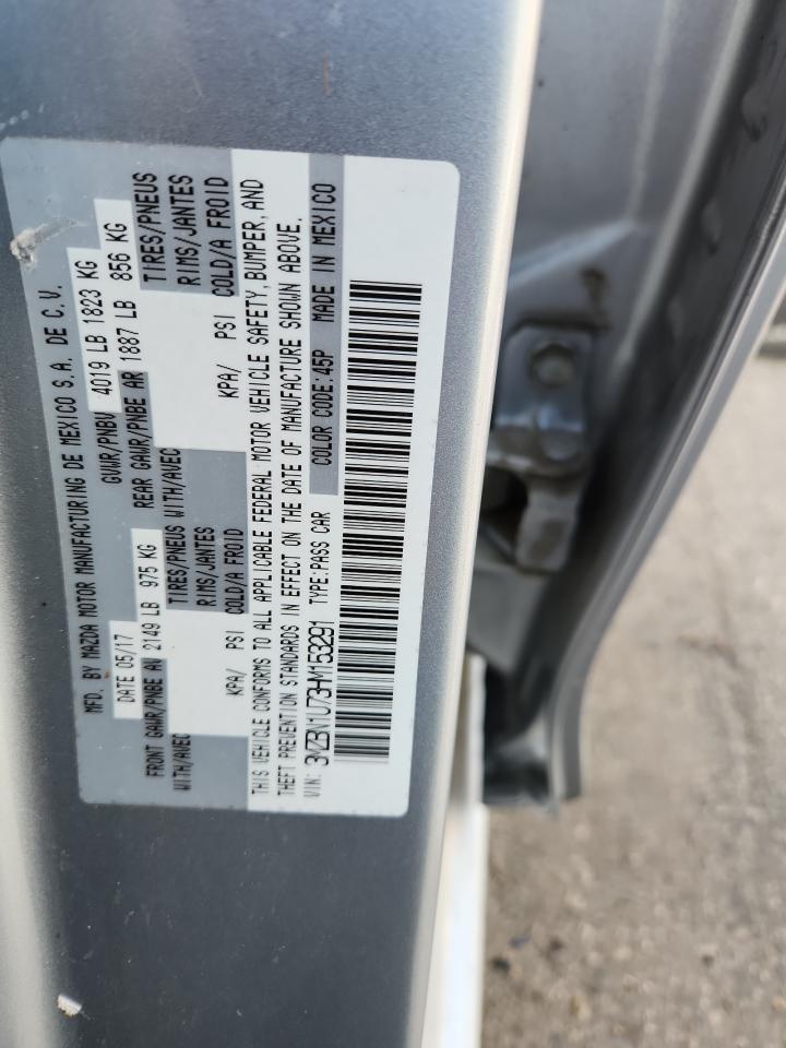 2017 Mazda 3 Sport VIN: 3MZBN1U73HM153291 Lot: 90074195