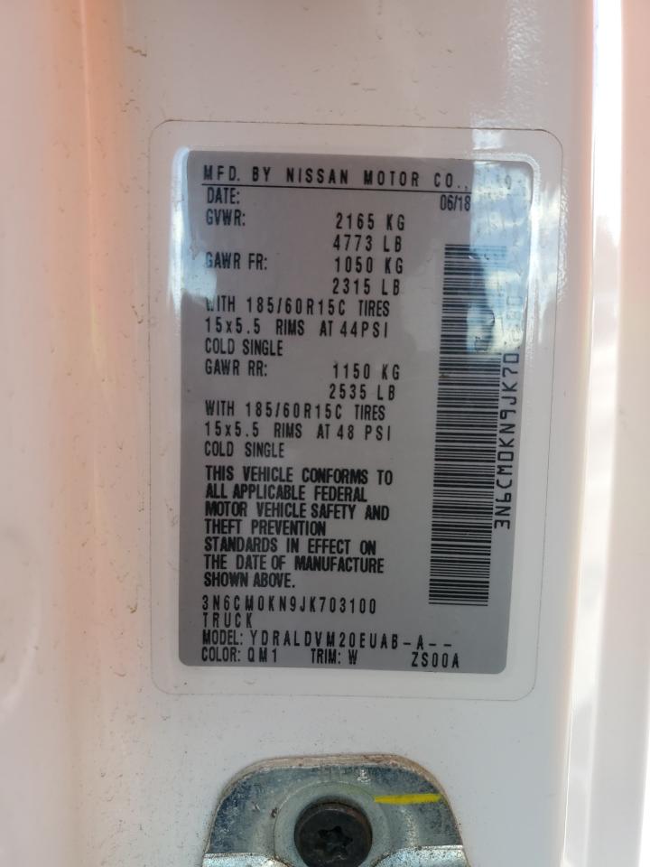 2018 Nissan Nv200 2.5S VIN: 3N6CM0KN9JK703100 Lot: 84523645