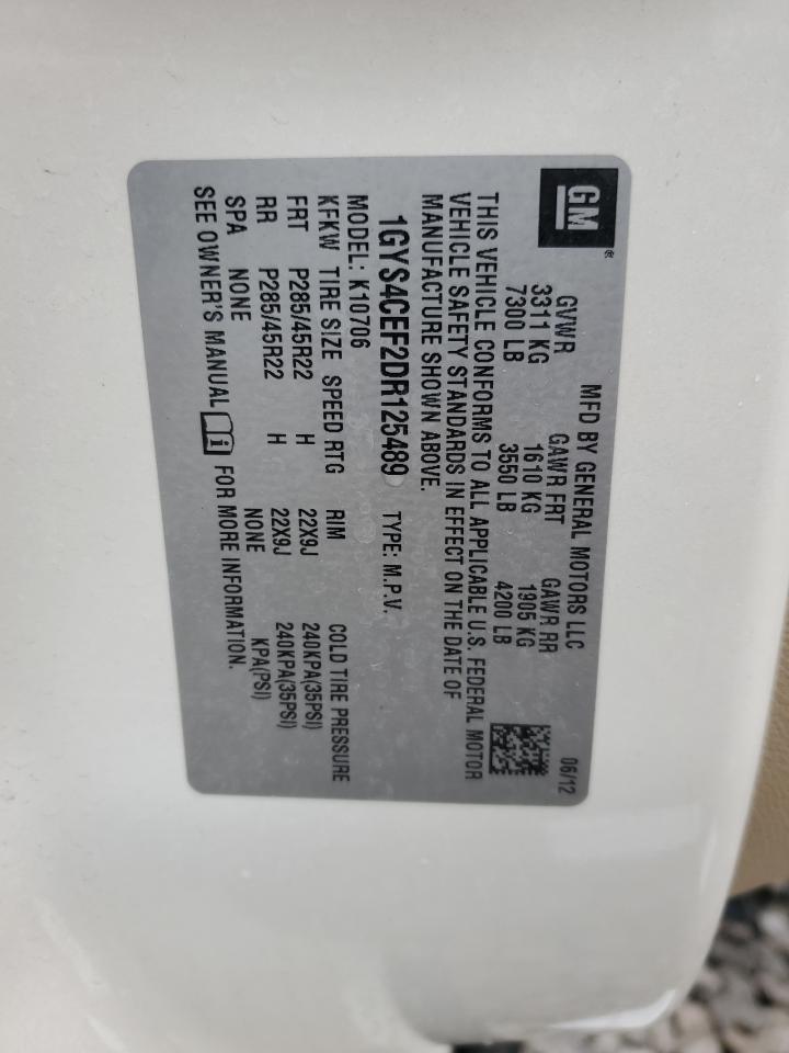 2013 Cadillac Escalade Premium VIN: 1GYS4CEF2DR125489 Lot: 90360865