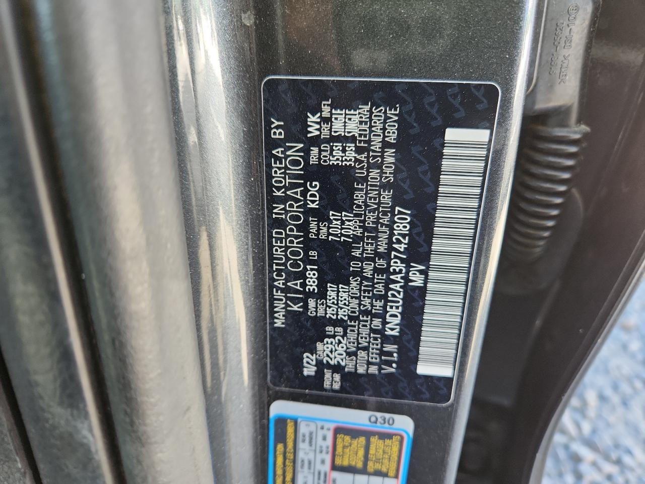 2023 Kia Seltos S VIN: KNDEU2AA3P7421807 Lot: 82630215