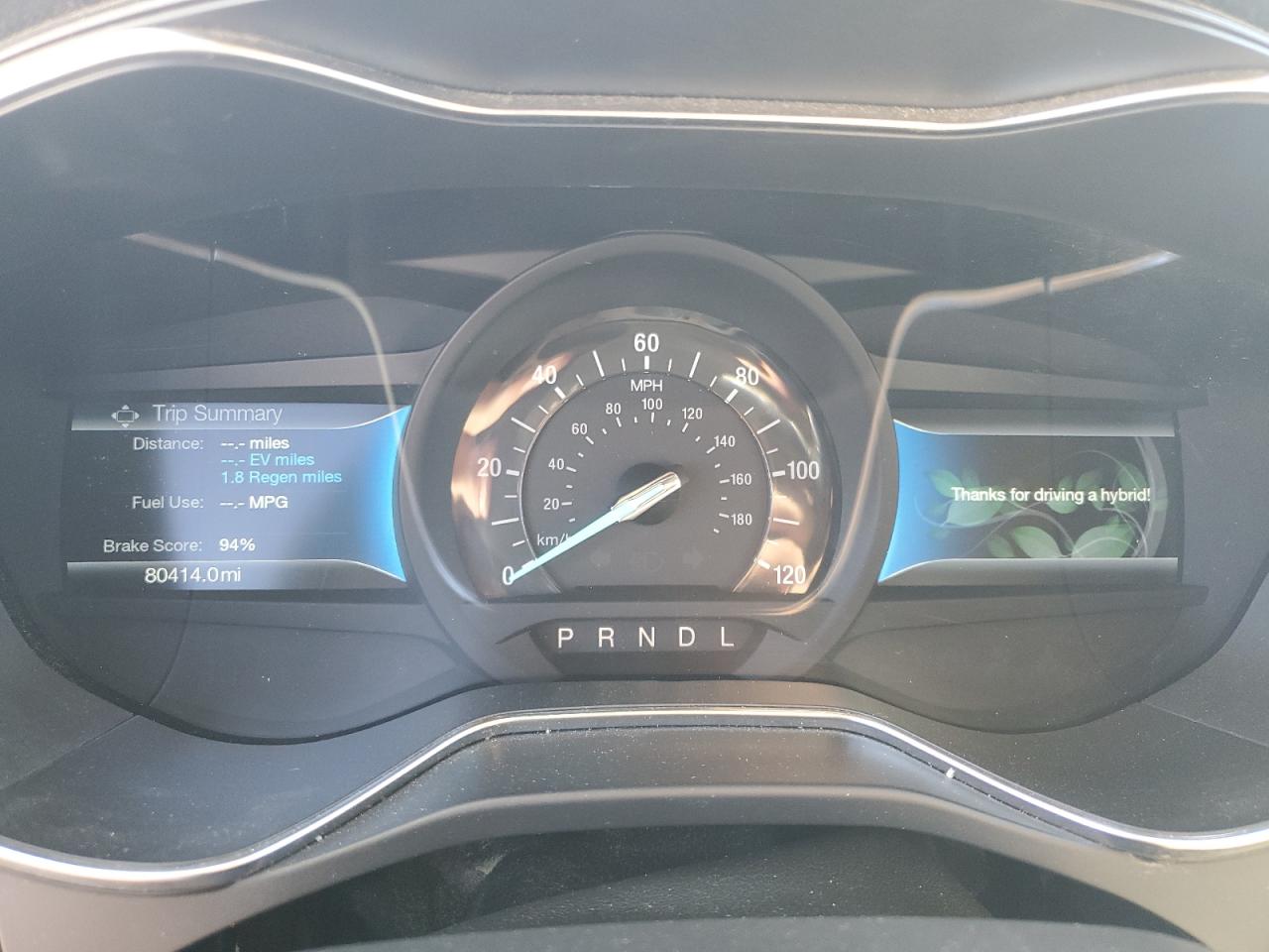 2017 Ford Fusion Titanium Hev VIN: 3FA6P0RUXHR383829 Lot: 87053395