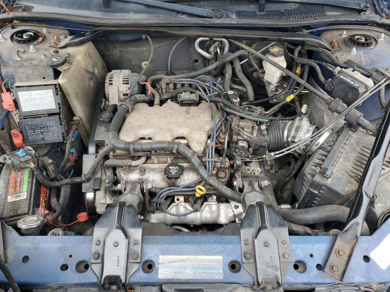 2003 Chevrolet Monte Carlo Ls VIN: 2G1WW12E339347784 Lot: 90521945