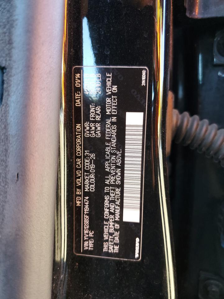 2015 Volvo V60 Premier VIN: YV1612SB5F1194474 Lot: 81959515