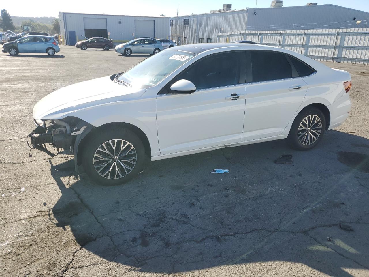 2019 Volkswagen Jetta S white null gasoline 3VWCB7BU1KM160241 photo #1