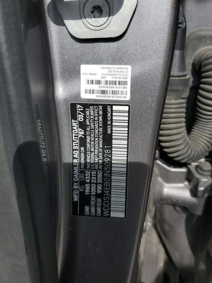 2018 Mercedes-Benz Cla 250 VIN: WDDSJ4EB0JN509281 Lot: 85512545