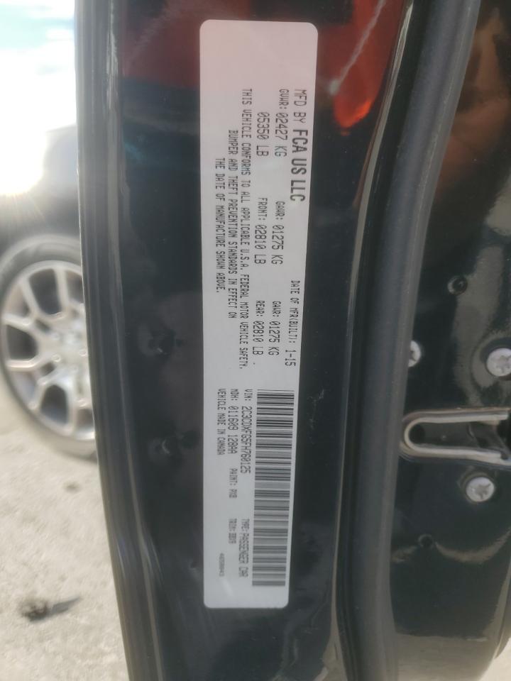 2015 Dodge Charger Se VIN: 2C3CDXFG5FH760125 Lot: 82605825
