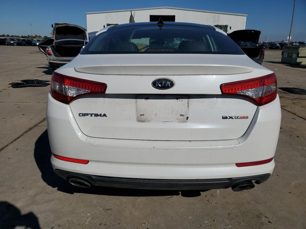 2012 Kia Optima Sx VIN: 5XXGR4A64CG076614 Lot: 86897535