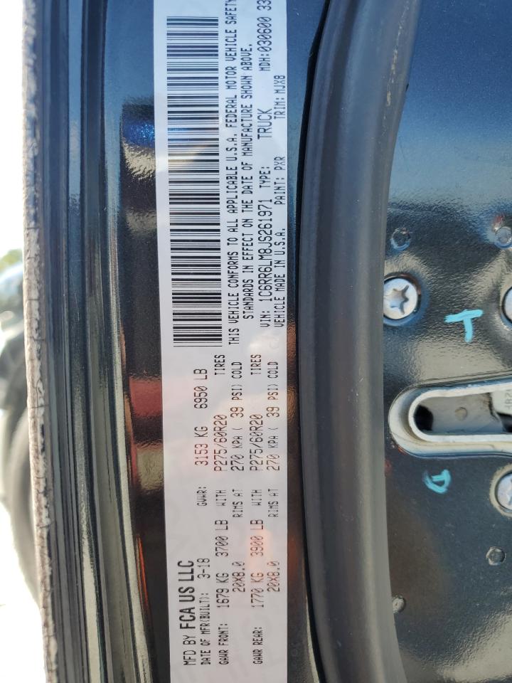 2018 Ram 1500 Slt VIN: 1C6RR6LM8JS261971 Lot: 93984075