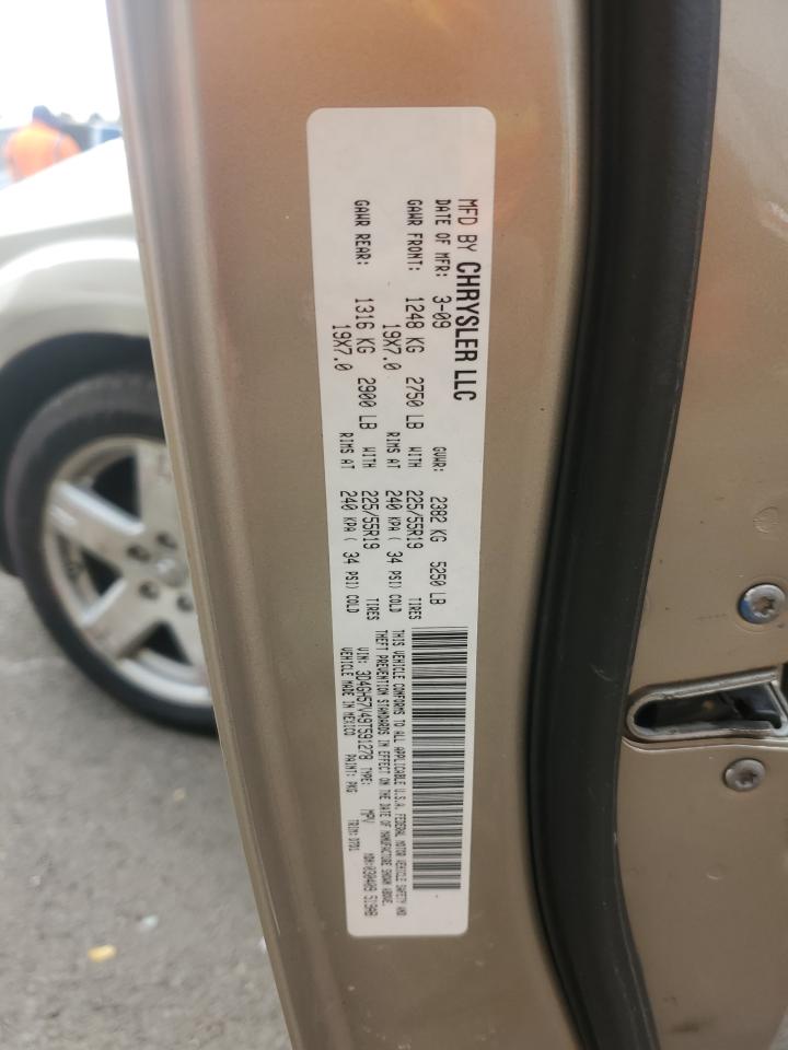 2009 Dodge Journey Sxt VIN: 3D4GH57V49T591278 Lot: 90883115