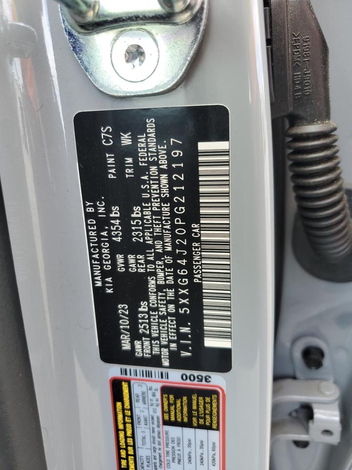 2023 Kia K5 Gt Line VIN: 5XXG64J20PG212197 Lot: 82271765