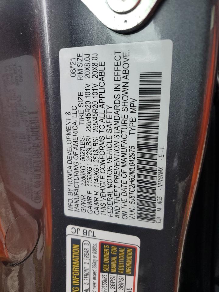 2021 Acura Rdx A-Spec VIN: 5J8TC2H62ML042975 Lot: 89655385