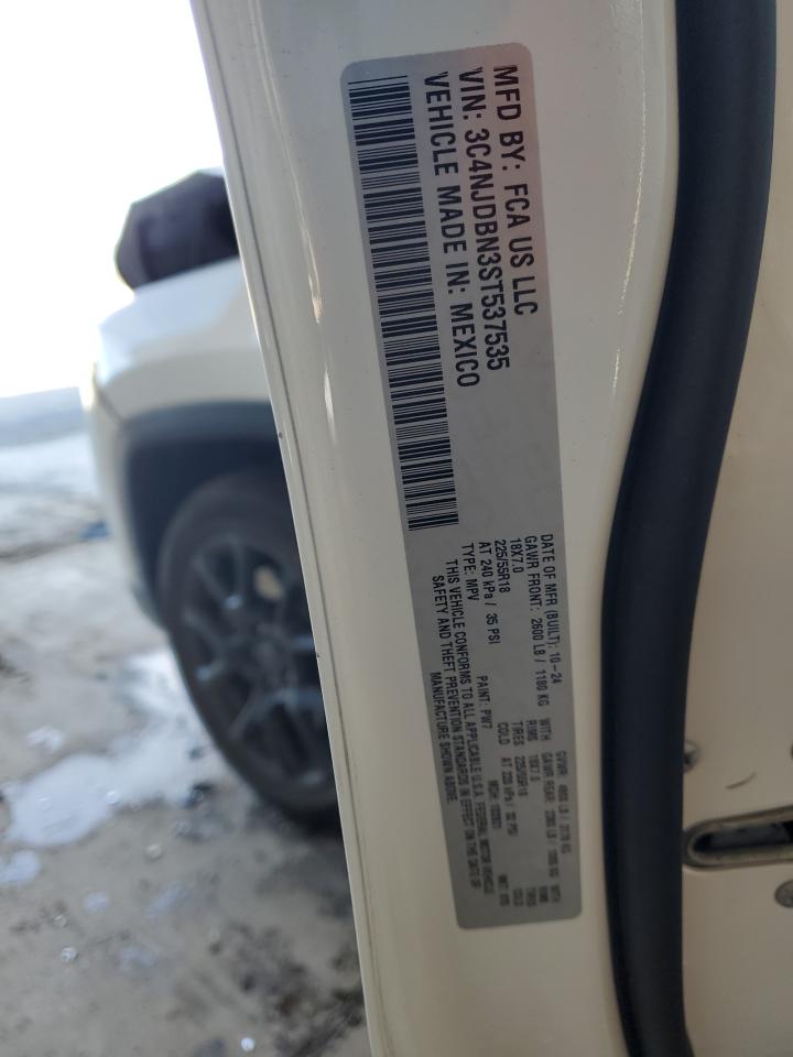 2025 Jeep Compass Latitude VIN: 3C4NJDBN3ST537535 Lot: 86667225