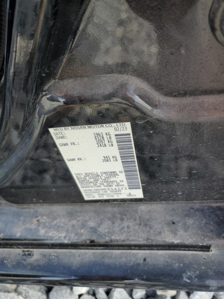 2023 Nissan Altima S VIN: 1N4BL4BVXPN354272 Lot: 86300075