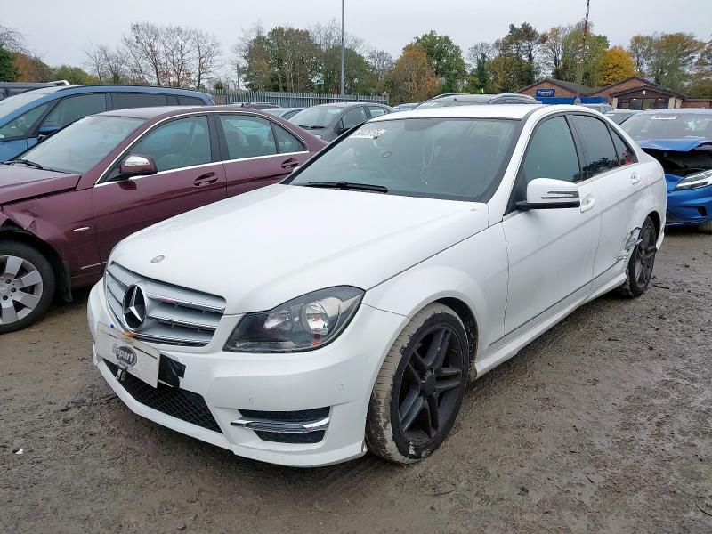 2013 MERCEDES-BENZ C CLASS C250 CDI BLUEEFFICIENCY AMG SPORT 4DR AUTO for sale at Copart WOLVERHAMPTON