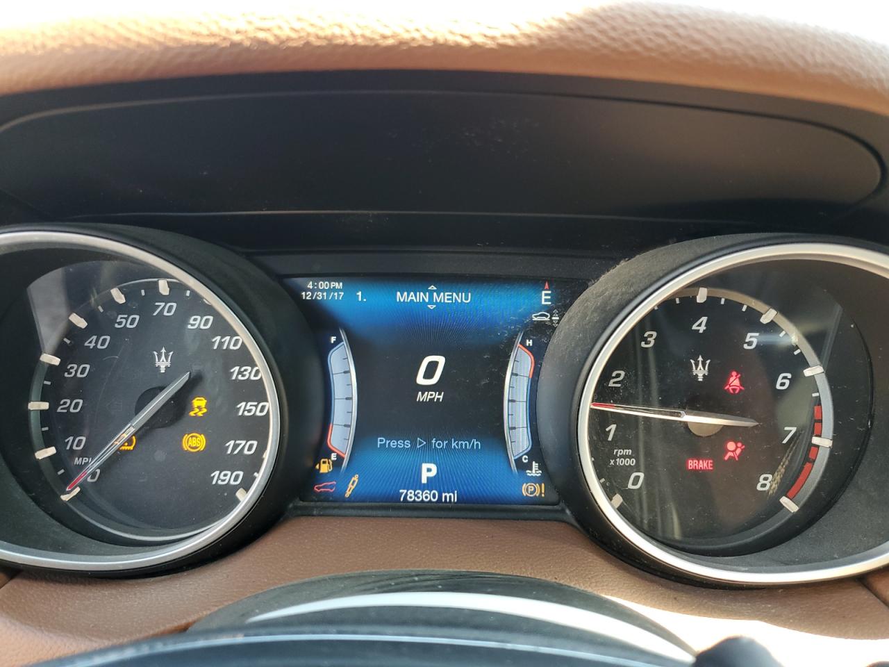 2017 Maserati Levante VIN: ZN661XUA8HX224525 Lot: 87297495