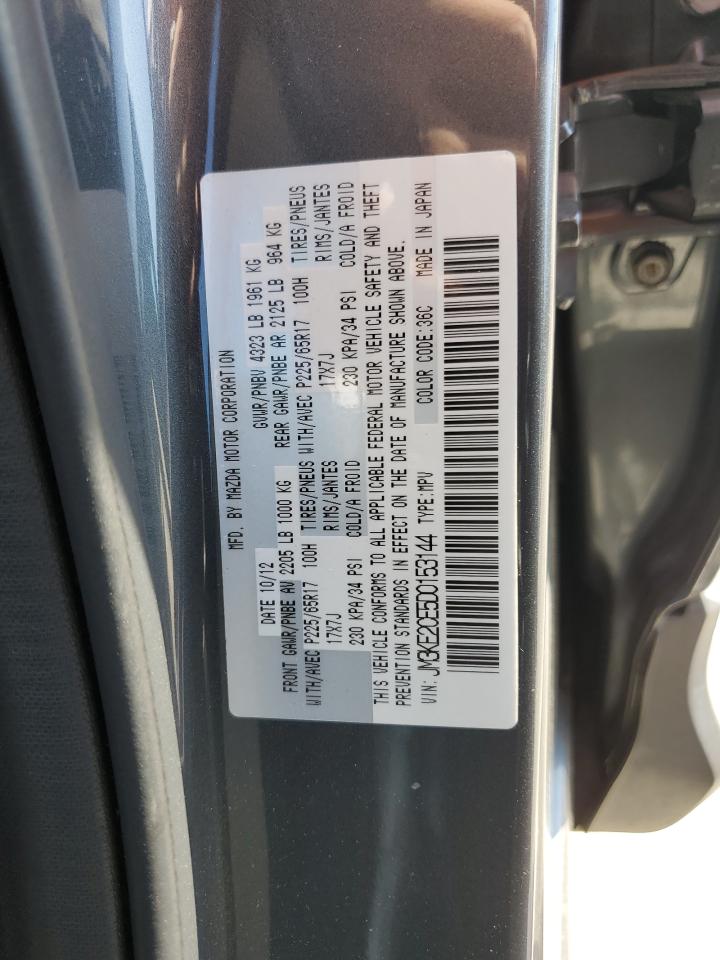 2013 Mazda Cx-5 Touring VIN: JM3KE2CE5D0153144 Lot: 89618925