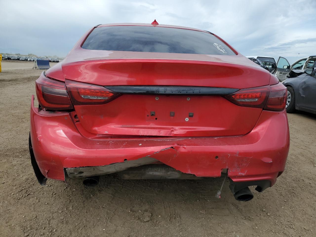 2018 Infiniti Q50 Red Sport 400 VIN: JN1FV7AR1JM481438 Lot: 86255865