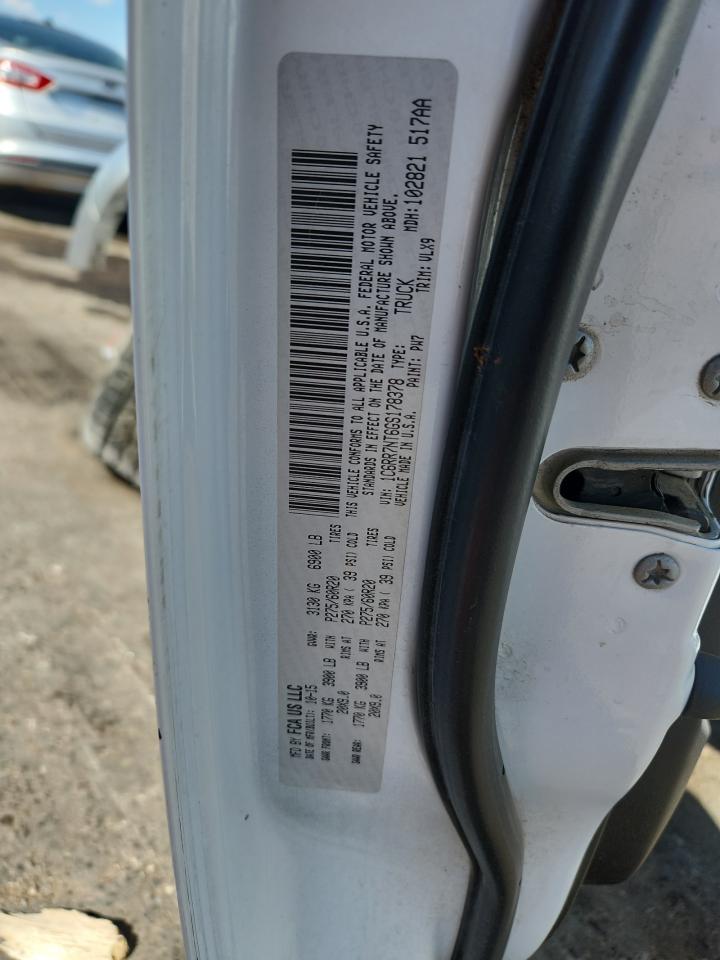 2016 Ram 1500 Laramie VIN: 1C6RR7NT6GS178378 Lot: 82214015