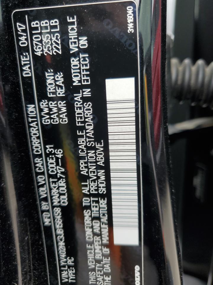 2018 Volvo S60 Premier VIN: LYV402HK3JB156458 Lot: 90694715