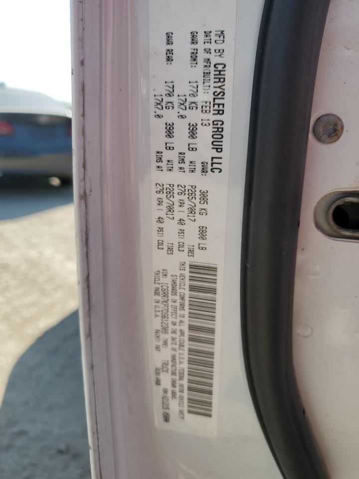 2013 Ram 1500 St VIN: 1C6RR7KP7DS612309 Lot: 85293295