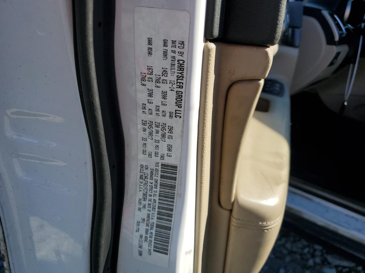 2015 Jeep Grand Cherokee Laredo VIN: 1C4RJFAG1FC736584 Lot: 82415275