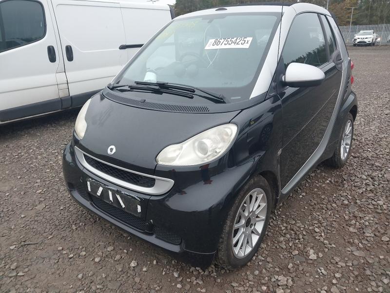 2011 SMART FORTWO CABRIO PASSION MHD 2DR SOFTOUCH AUTO [2010] for sale at Copart EAST KILBRIDE