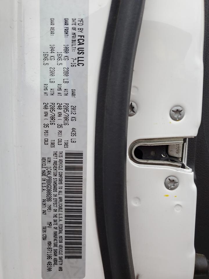 2016 Jeep Patriot Sport VIN: 1C4NJPBBXGD808286 Lot: 85326885