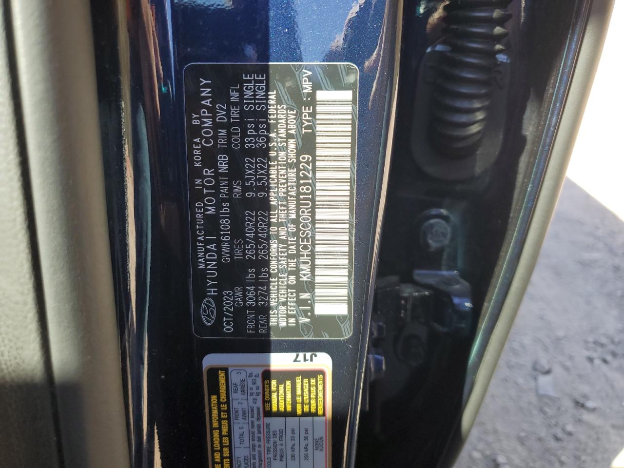 2024 Genesis Gv80 Base VIN: KMUHCESC0RU181229 Lot: 86141695