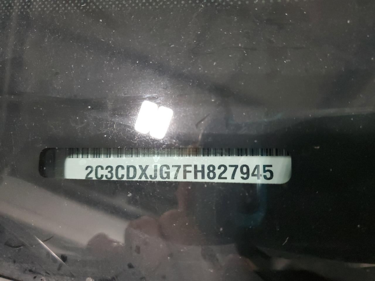 2015 Dodge Charger Sxt VIN: 2C3CDXJG7FH827945 Lot: 84986205